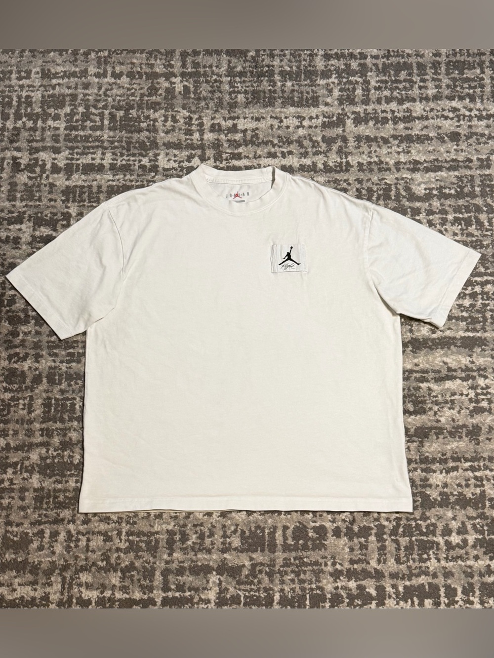 Nike Air Jordan - Jordan Flight Men’s White Oversized T-Shirt, Size - M